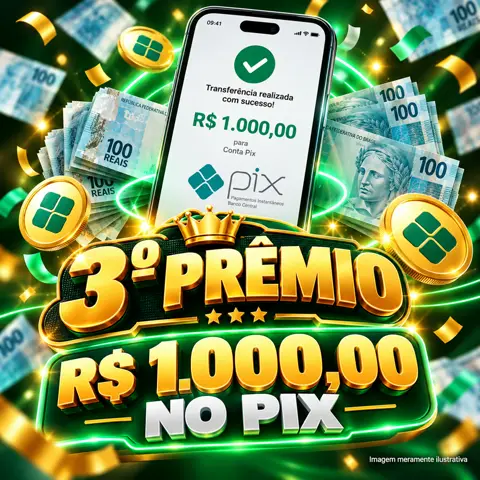 R$ 1.000 no Pix